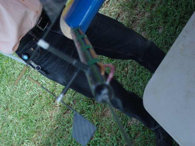 Pitot tube on the test aircraft.