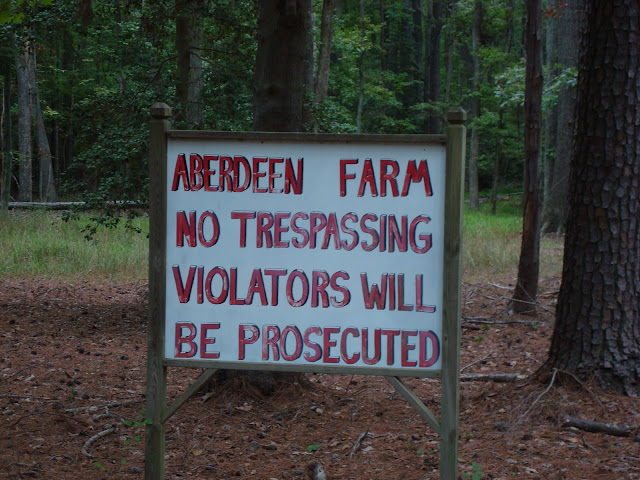 Aberdeen Farms entrance